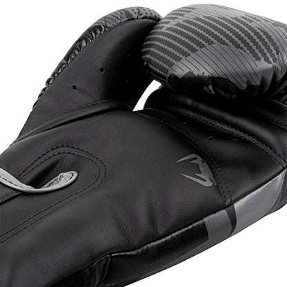 Venum Elite Boxing Gloves Grey/Black