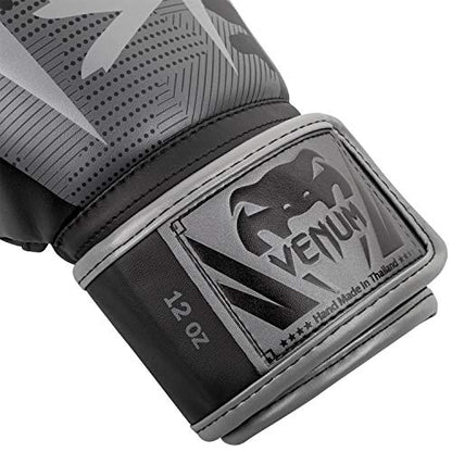 Venum Elite Boxing Gloves Grey/Black