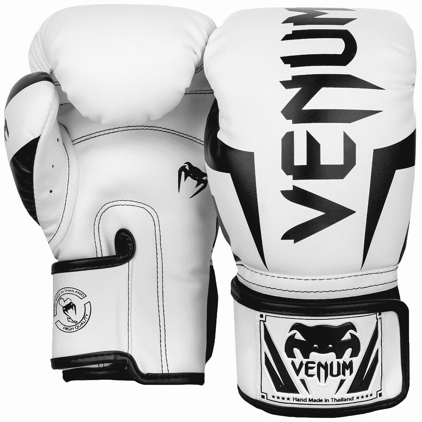 Venum Elite Boxing Gloves White/Black