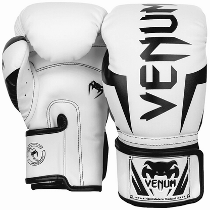 Venum Elite Boxing Gloves White/Black