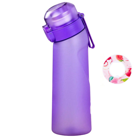 Flavored Water Bottle | Frozen Purple | 650ml + 3 Free Pods